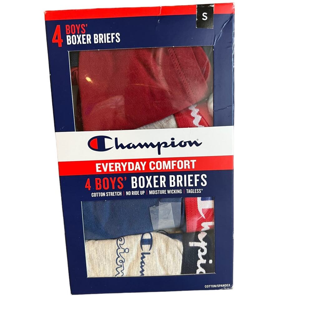 Champion Boys Boxer Briefs Bundle S 6/8